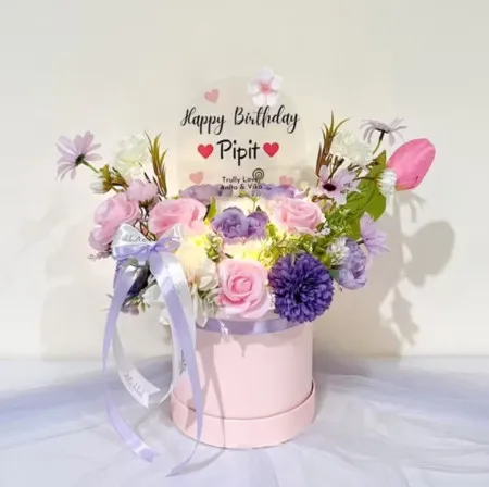 Bloom Box Akrilik Ucapan Ulang Tahun BSD City